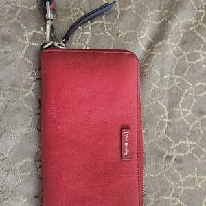 Vera Bradley Red Zip-Around Wristlet Wallet